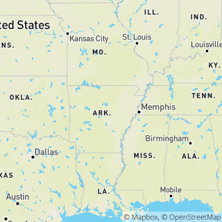 Arkansas map
