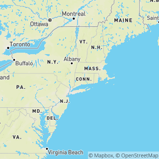 Connecticut map