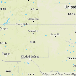 New Mexico map