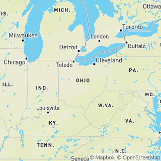 Ohio map