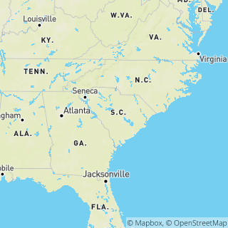 South Carolina map